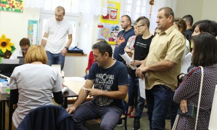 Blisko 40 krwiodawców wsparło druha OSP Bobowa Ryszarda Ziomka